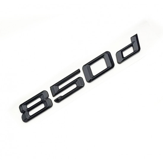 Автологотип шильдик эмблема надпись BMW 850d Black Shadow Edition