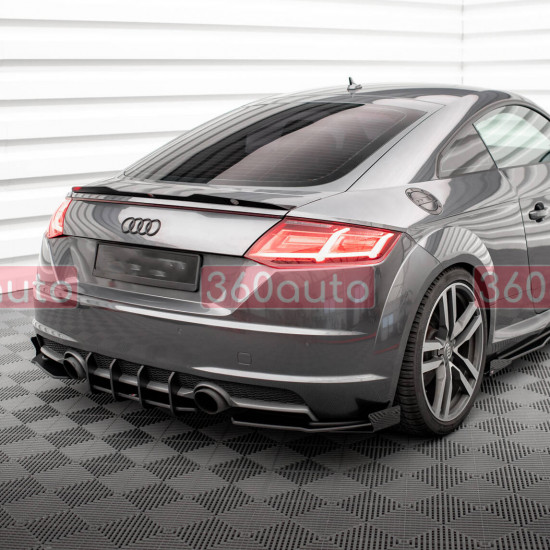 Автологотип емблема чорні кільця Audi TT 2014-2023 Black Edition на кришку багажника 8K5853304