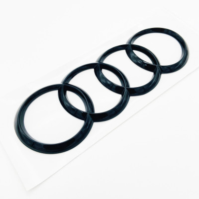 Автологотип эмблема черные кольца Audi TT 2014-2023 Black Edition на крышку багажника 8K5853304