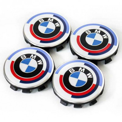Комплект колпачков на титановые диски BMW 50-летия M Motorsport 56 мм
