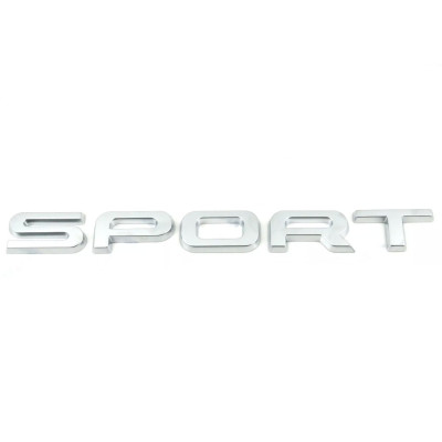 Автологотип шильдик емблема напис Range Rover Sport LR169531 для L494 - L461 2014+ сірий матовий