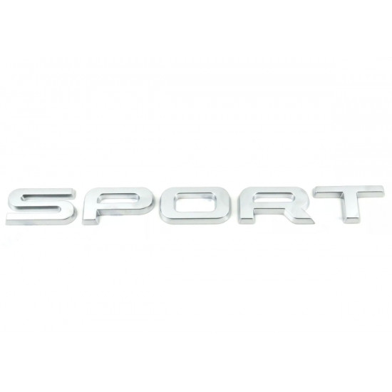 Автологотип емблема напис Range Rover Sport LR169531 для L494 - L461 2014+ сірий матовий