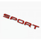 Автологотип емблема напис Range Rover Sport L494 - L461 2014+ Red Chrome