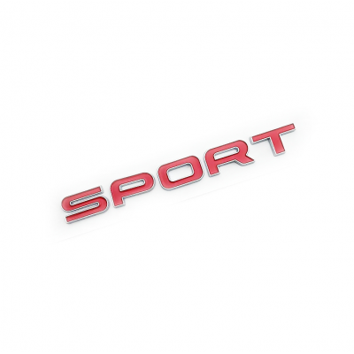 Автологотип шильдик емблема напис Range Rover Sport L494 - L461 2014+ Red Chrome