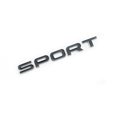 Автологотип шильдик емблема напис Range Rover Sport L494 - L461 2014+ Black Chrome