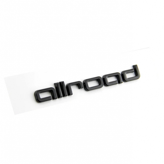 Автологотип эмблема шильдик Audi Allroad A6 C5 C6 C7 A4 B8 B9 Exclusive Black Edition на крышку багажника