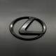 Автологотип шильдик эмблема Lexus Black Еdition 100мм глянец