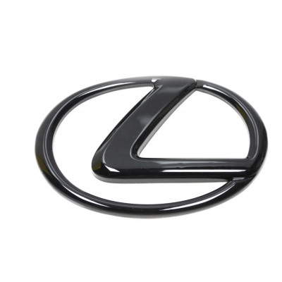 Автологотип шильдик емблема Lexus Black Еdition 110мм глянец