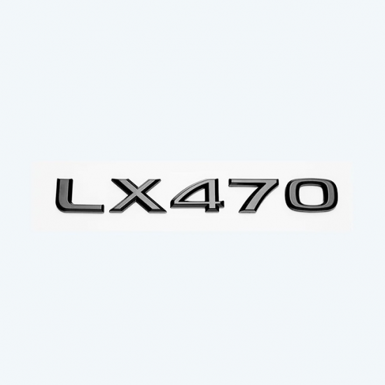 Автологотип шильдик эмблема надпись Lexus LX 470 Black Еdition на кришку багажника