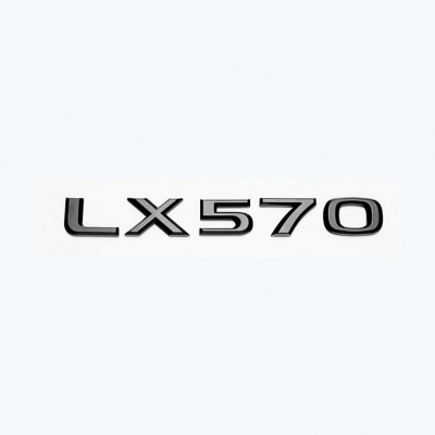 Автологотип шильдик емблема напис Lexus LX 570 Black Еdition на кришку багажника