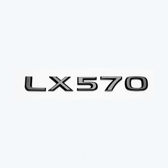 Автологотип шильдик эмблема надпись Lexus LX 570 Black Еdition на кришку багажника