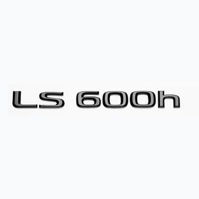 Автологотип шильдик емблема напис Lexus LS600h Black Еdition на кришку багажника