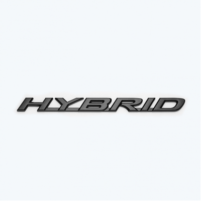 Автологотип шильдик емблема напис Lexus Hybrid Black Еdition на кришку багажника