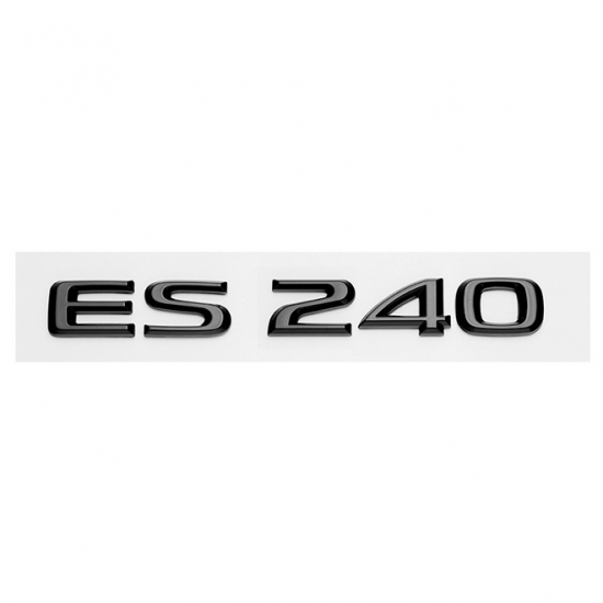 Автологотип шильдик эмблема надпись Lexus ES 240 Black Еdition на кришку багажника