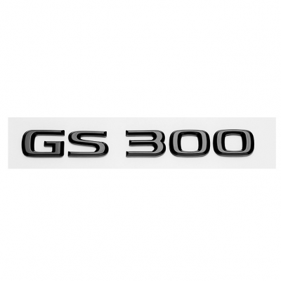 Автологотип шильдик емблема напис Lexus GS 300 Black Еdition на кришку багажника