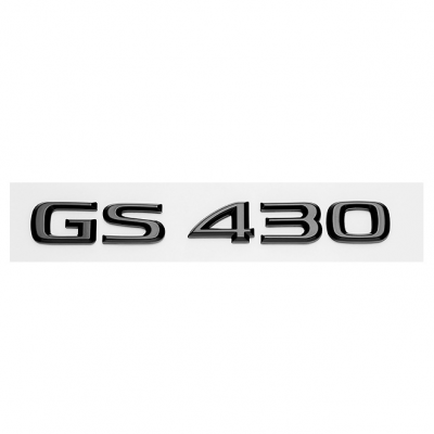 Автологотип шильдик емблема напис Lexus GS 430 Black Еdition на кришку багажника