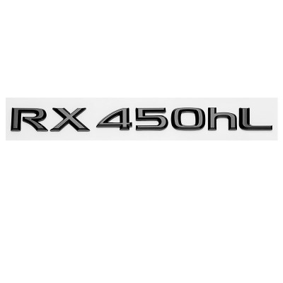 Автологотип шильдик емблема напис Lexus RX 450hL Black Еdition на кришку багажника