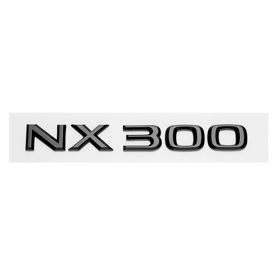 Автологотип шильдик эмблема надпись Lexus NX 300 Black Еdition на крышку багажника