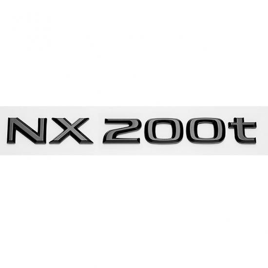 Автологотип шильдик эмблема надпись Lexus NX 200t Black Еdition на крышку багажника