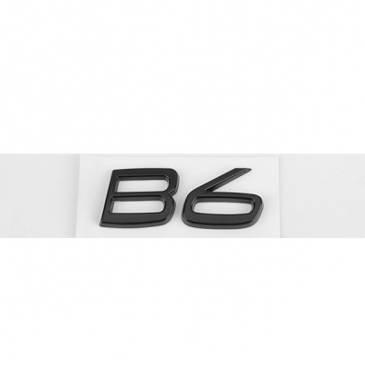 Автологотип шильдик эмблема надпись Volvo B6 Black глянець