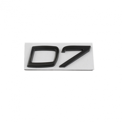 Автологотип шильдик эмблема надпись Volvo D7 Black глянец