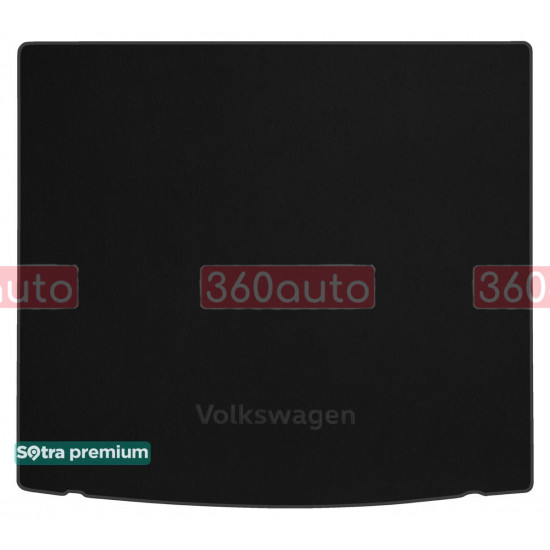 Двухслойные коврики Sotra Premium Black для Volkswagen ID.4 (mkI)(багажник) 2020→ (ST 91086-CH-Black)