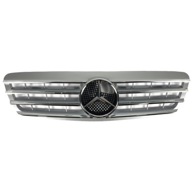 Решітка радіатора на Mercedes S-Class W220 1998-2002 CL Silver MB-W22012