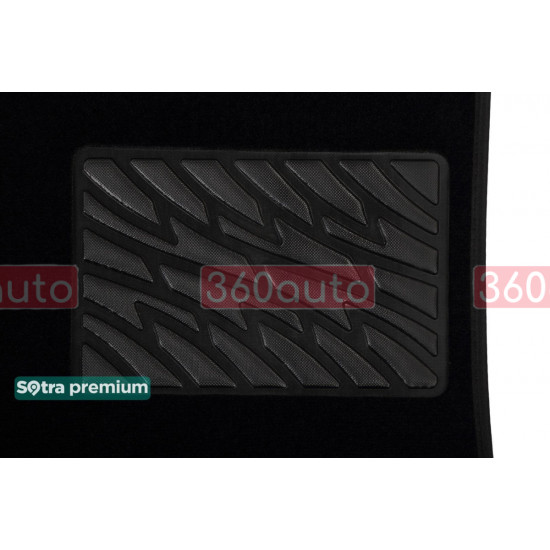 Двухслойные коврики Sotra Premium Black для Kia Sorento (mkIV)(дизель)(1-2 ряд) 2020- (ST 91094-CH-Black)