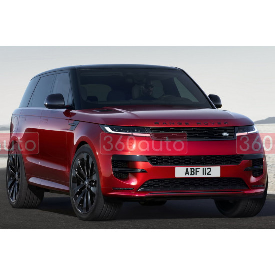 Автологотип напис Range Rover Sport L461 2022- на капот чорний глянець