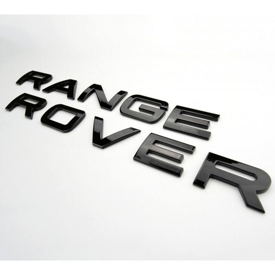 Автологотип напис Range Rover Sport L461 2022- на капот чорний глянець