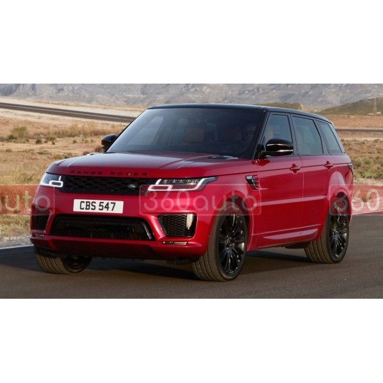 Автологотип напис Range Rover Sport L494 2013-2021 на капот чорний глянець