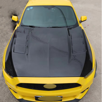 Карбоновий капот на Ford Mustang 2015-2022 AC Style Carbon