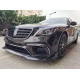 Комплект обвісу на Mercedes-Benz S-class W222 2013- S63AMG Карбон