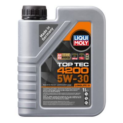 Синтетична моторна олива LIQUI MOLY Top Tec 4200 SAE 5W-30   1л.