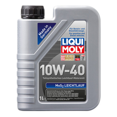 Синтетична моторна олива LIQUI MOLY MoS2 Leichtlauf SAE 10W-40 1л.