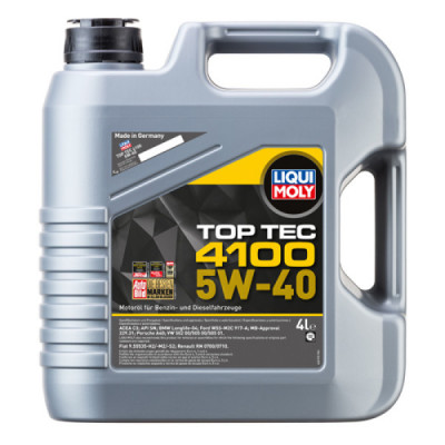 Синтетична моторна олива LIQUI MOLY Top Tec 4100 SAE 5W-40 4л.