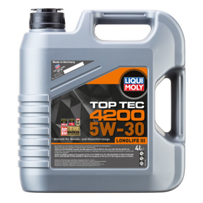 Синтетична моторна олива LIQUI MOLY Top Tec 4200 SAE 5W-30   4л.