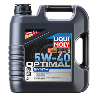 Синтетична моторна олива LIQUI MOLY Optimal Synth SAE 5W-40 4л.