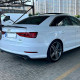 Спойлер на Audi A3 2012- Sedan V стиль чорний глянець