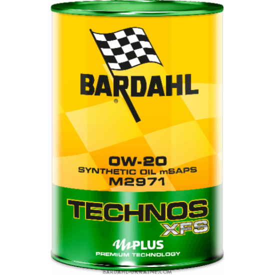 Моторна олива BARDAHL TECHNOS XFS 0W20 М2971 1 л. SN C60 371040