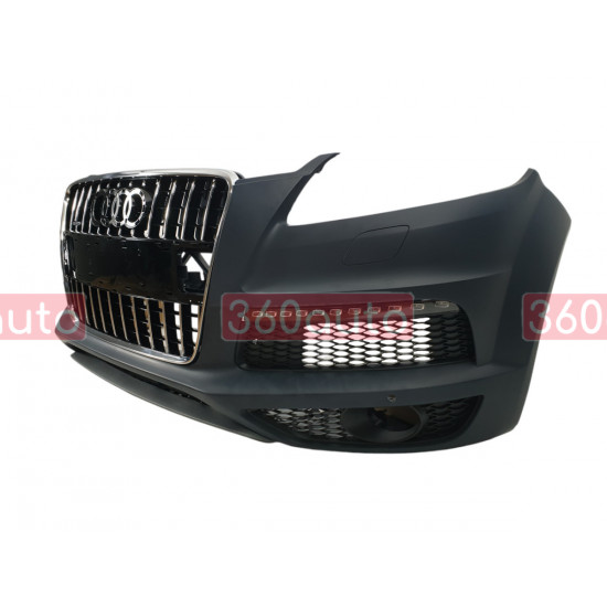 Передній бампер на Audi Q7 2006-2014 стиль SQ7 AUDISQ7-4L07