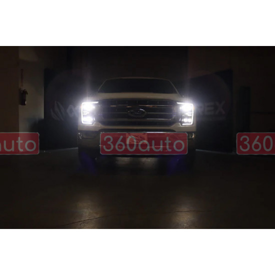 Альтернативна оптика передня на Ford F-150 2021- AlphaRex Nova-Series LED Projector Headlights Black