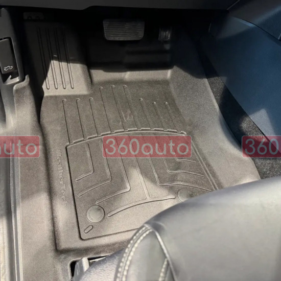 3D коврики для Ford Ranger, Volkswagen Amarok 2023- черные передние WeatherTech HP 4418491IM