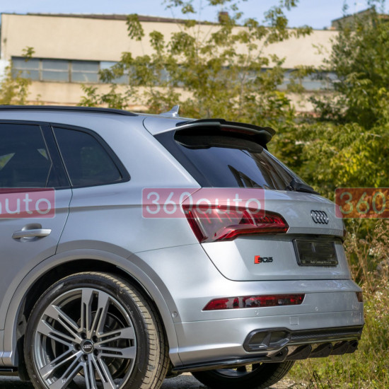 Спойлер для Audi Q5 2017- Чорний глянець