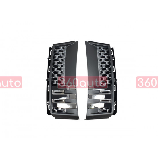 Боковые жабра в крылья на Range Rover Vogue L322 2010-2012 года