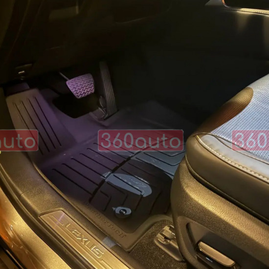 3D килимки для Lexus RX 2022- чорні передні WeatherTech HP 4417951IM