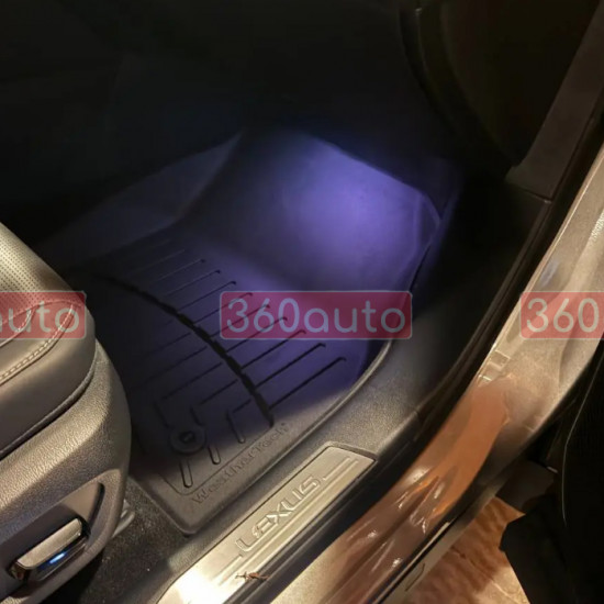 3D килимки для Lexus RX 2022- чорні передні WeatherTech HP 4417951IM