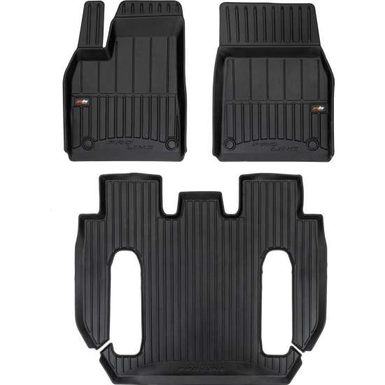 3D коврики для Tesla Model X 2022- 6 мест Frogum Proline 3D429611