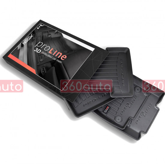 3D килимки для Tesla Model X 2022- 6 місць Frogum Proline 3D429611