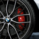 Наклейки на суппорт BMW M белые